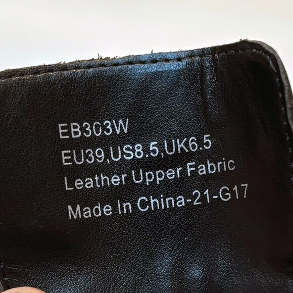 Aetrex Women's Distressed Leather Double Buckle Comfort Shoes Heels US Size 8.5 - Picture 9 of 9